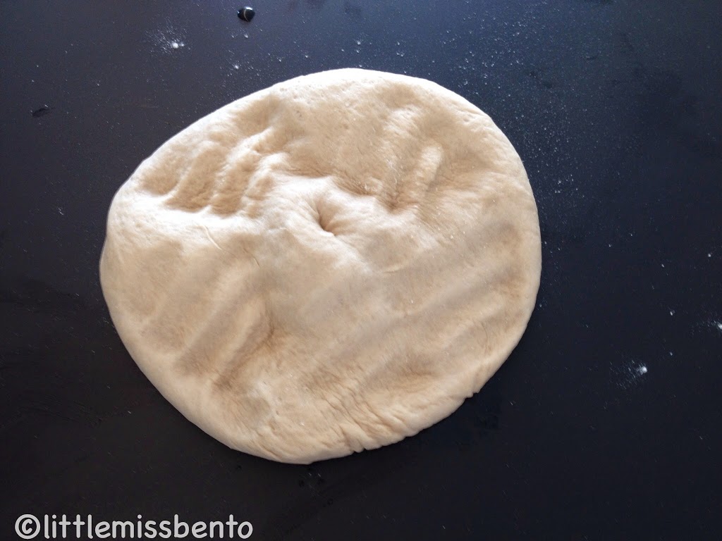 Example of degassed dough