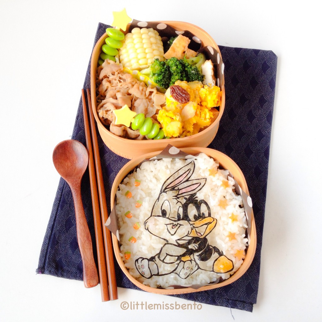 Looney Tunes Bento Bugs Bunny Daffy Duck (1)