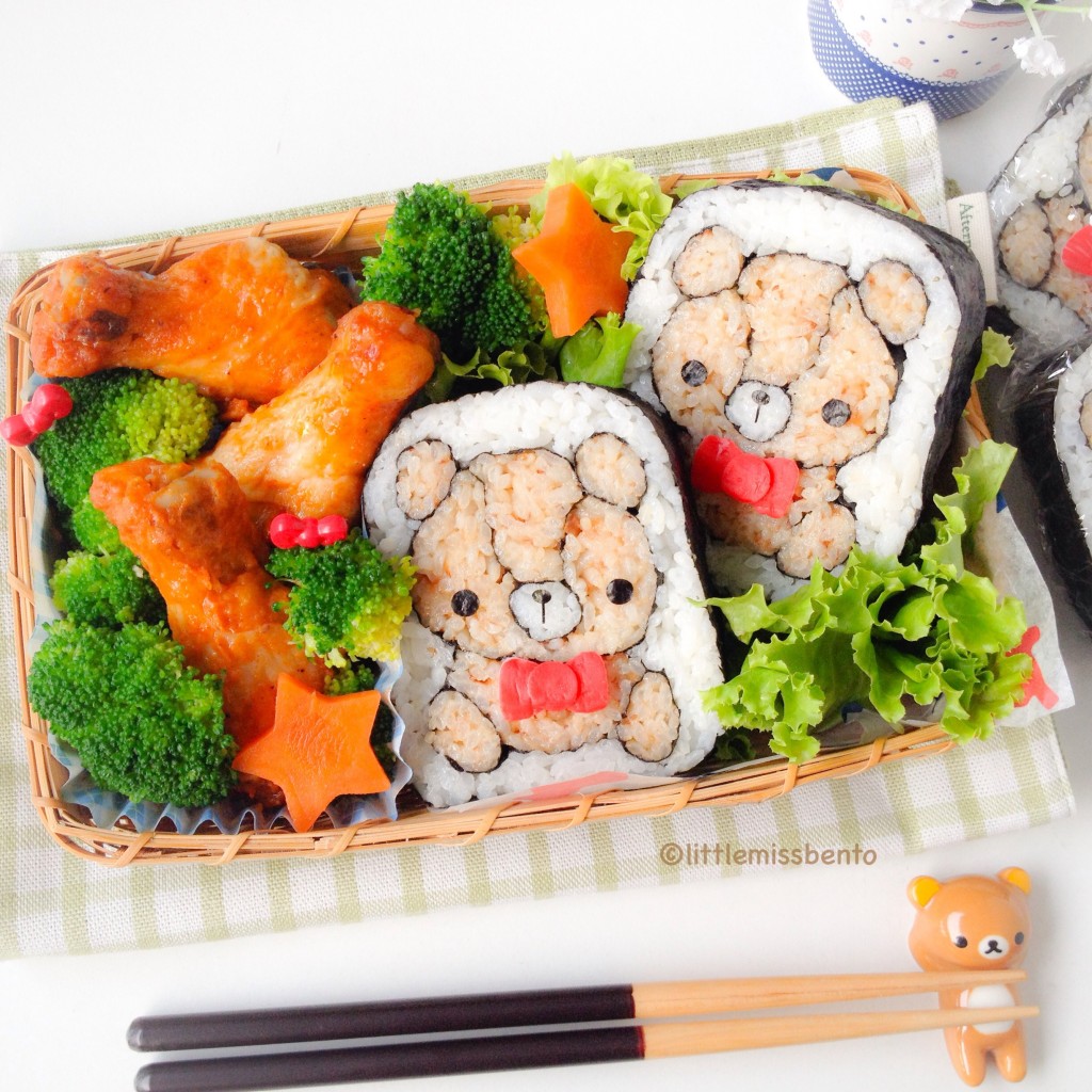 Teddy Bear Sushi Bento (3)