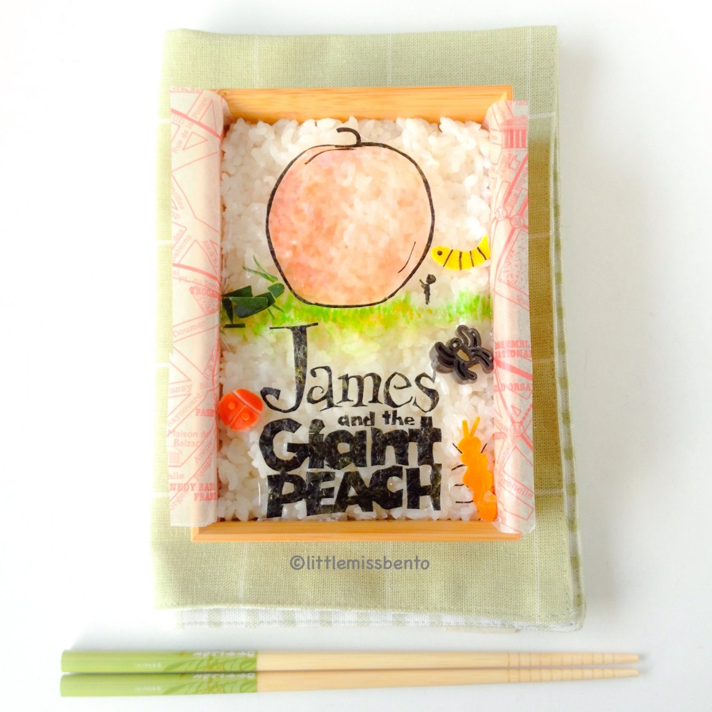 roald dahl bento James and the giant peach (2)