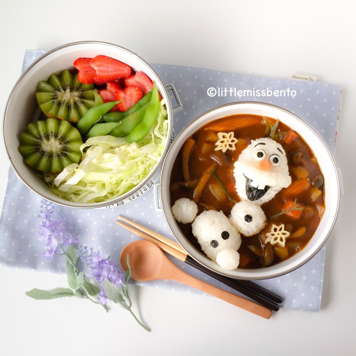 Olaf Curry Bento 2