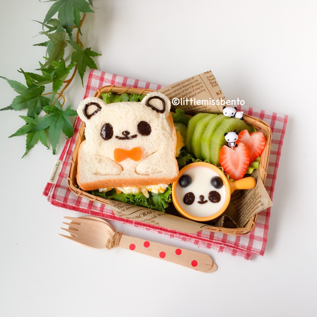Panda Sandwich Bento (3)