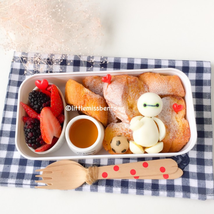 Baymax French Toast Bento (2)