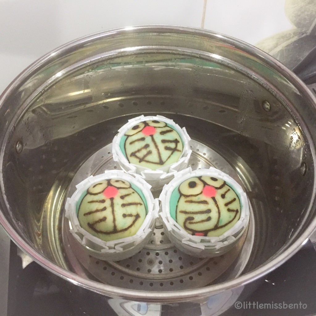 Doraemon Steam Cake Recipe (3)