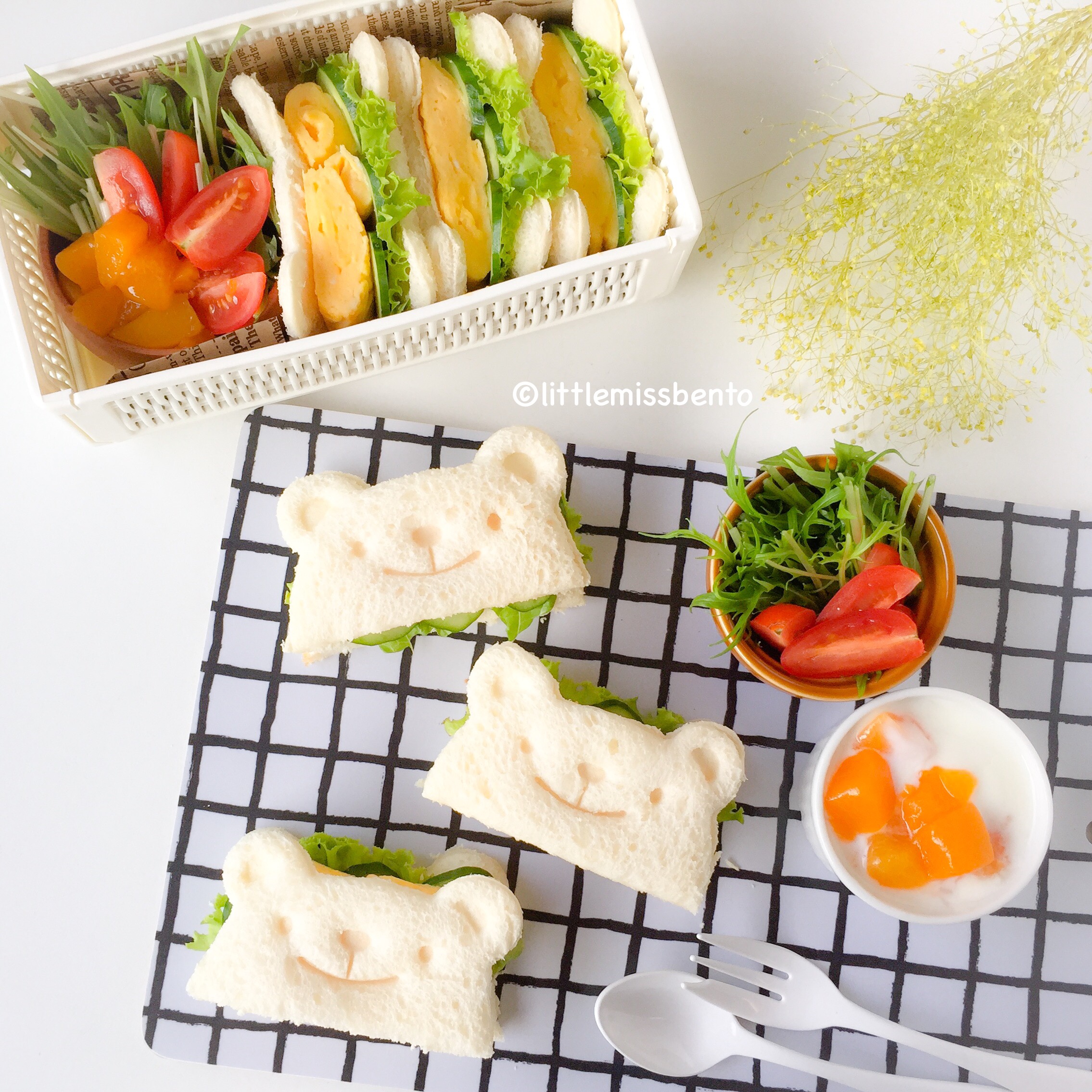 Bear Sandwiches cute (3)