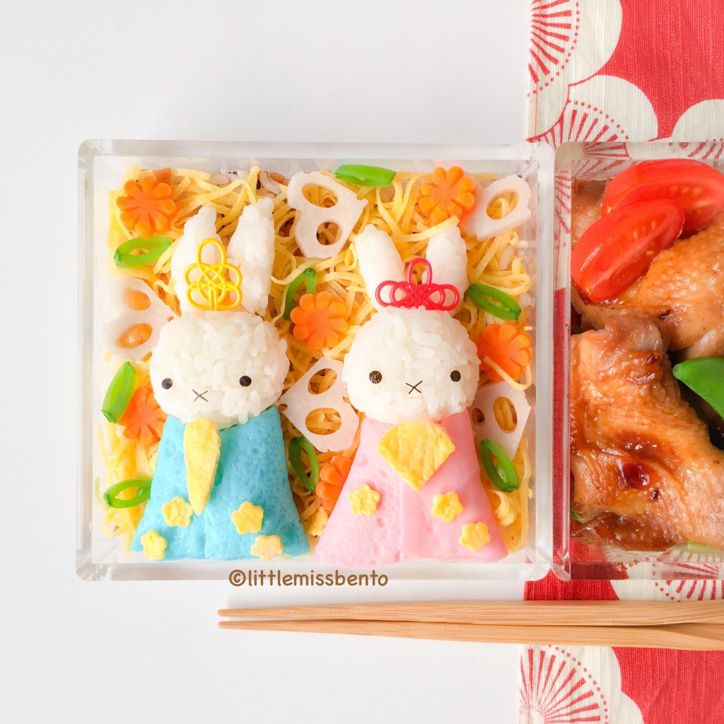 Miffy Hinamatsuri Bento (1)