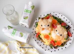 Swimming Bear Foodart Bento (1)