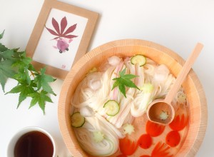 Goldfish Somen Noodles Foodart  (2)