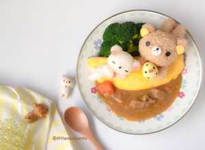 Rilakkuma Omurice with Curry (4)