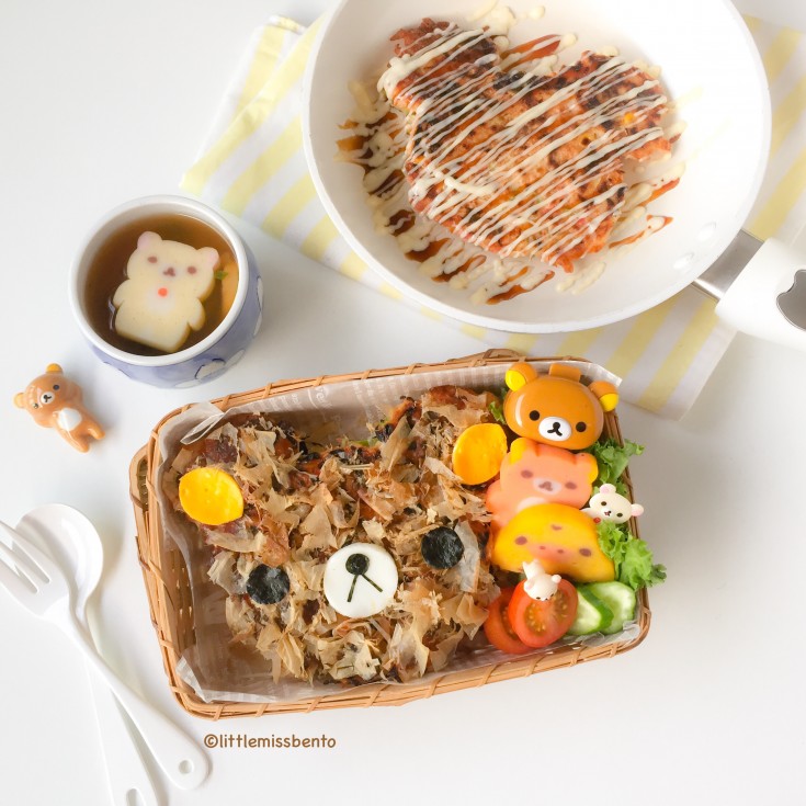 Cute Rilakkuma Okonomiyaki  (4)