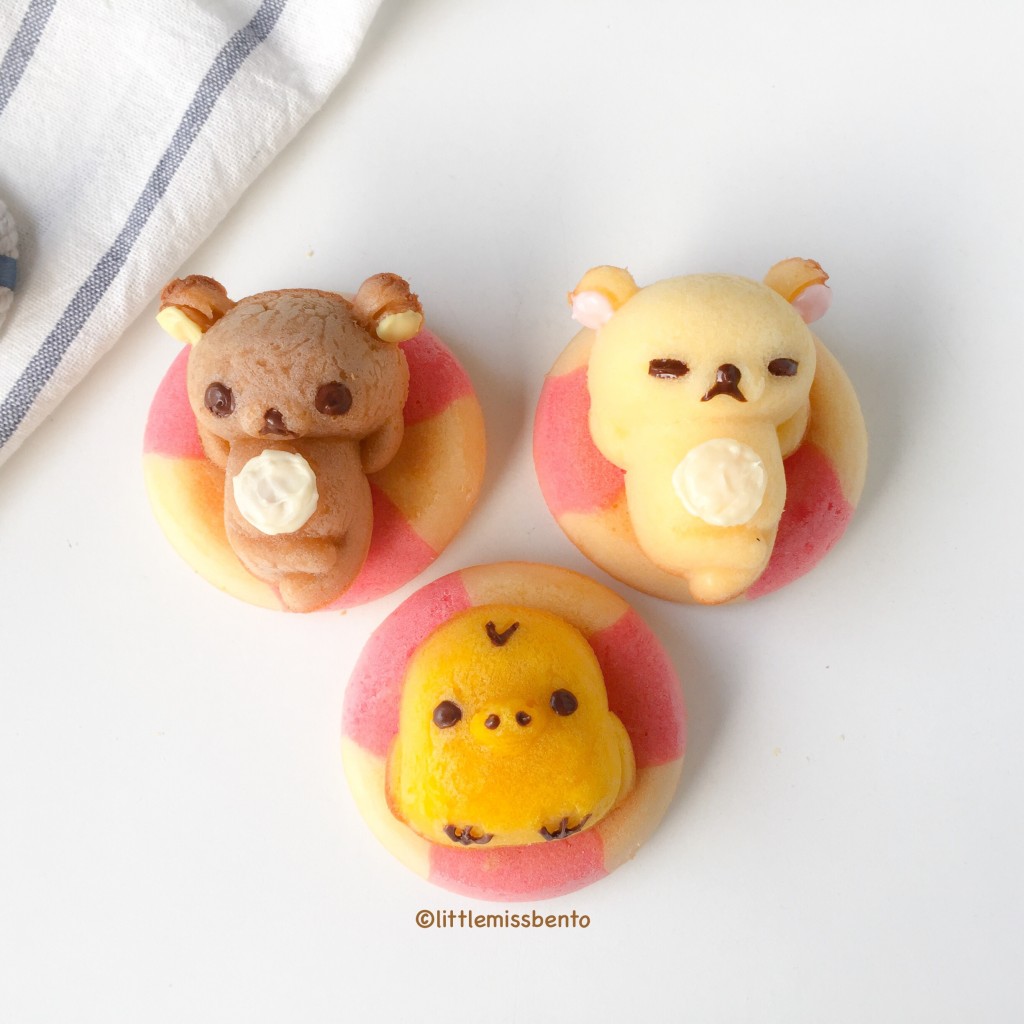 Rilakkuma Swimming Honey Cakes Recipe (3)