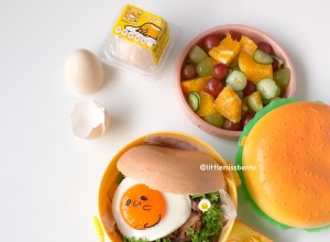 Gudetama Burger Bento (4)