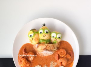 Minions Dinosaur Foodart (2)