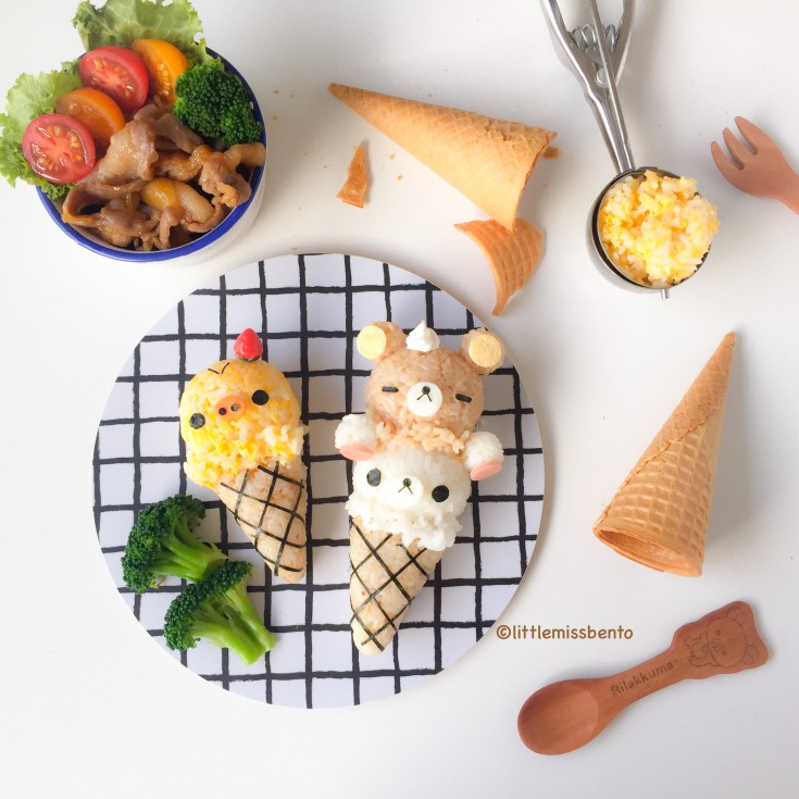 Rilakkuma Ice Cream Foodart (4)