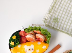 Teddy Bear Omurice Bento (1)