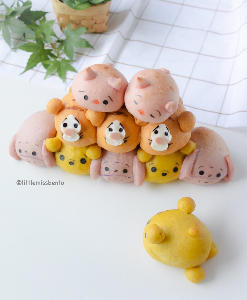 Pooh Tsum Tsum Bread Recipe (2)