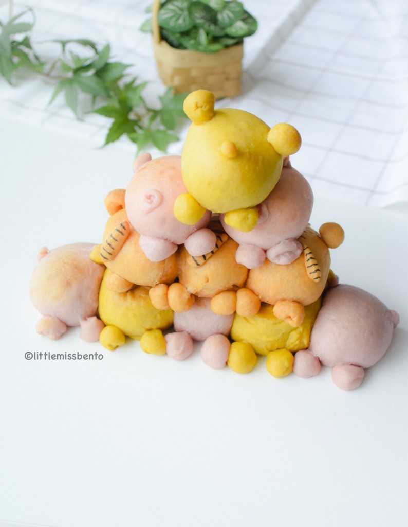 Pooh Tsum Tsum Bread Recipe (4)